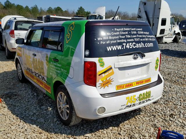 JTLKE50E091062688 - 2009 TOYOTA SCION XB BURGUNDY photo 3