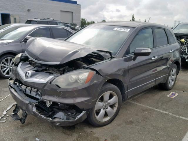 5J8TB18289A008360 - 2009 ACURA RDX GRAY photo 2