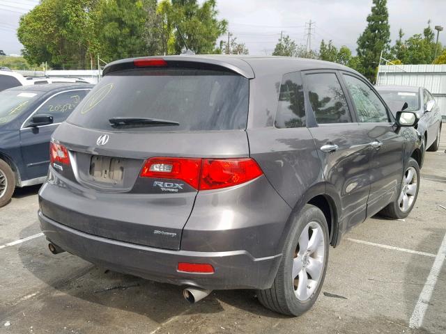 5J8TB18289A008360 - 2009 ACURA RDX GRAY photo 4