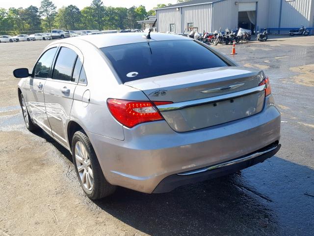 1C3CCBBB8DN608246 - 2013 CHRYSLER 200 TOURIN SILVER photo 3