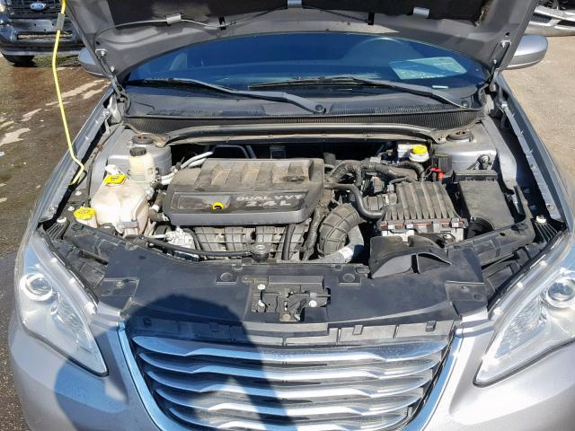 1C3CCBBB8DN608246 - 2013 CHRYSLER 200 TOURIN SILVER photo 7