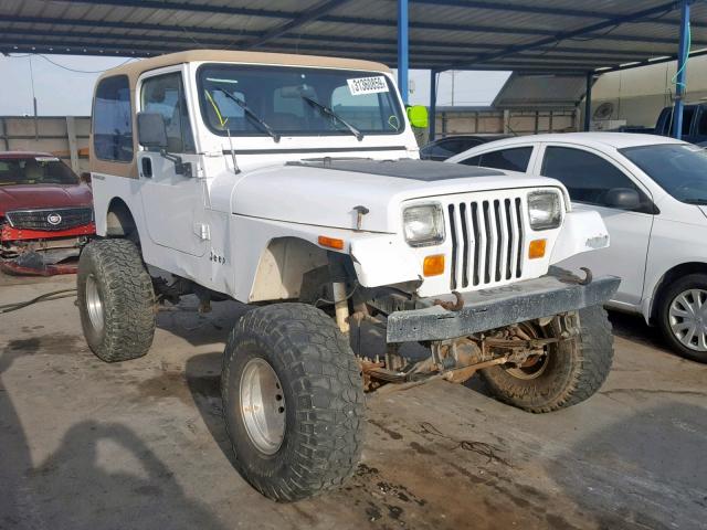 1J4FY19P0RP475932 - 1994 JEEP WRANGLER / WHITE photo 1