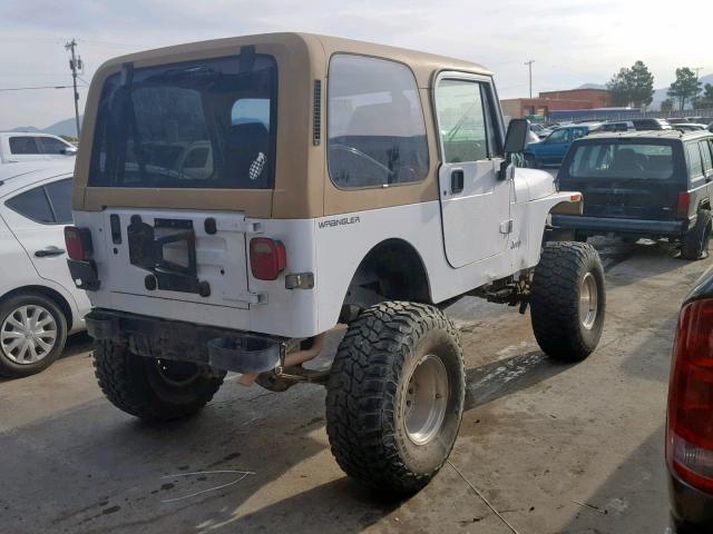 1J4FY19P0RP475932 - 1994 JEEP WRANGLER / WHITE photo 4