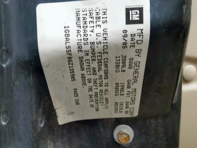 1G8AL55F06Z135905 - 2006 SATURN ION LEVEL TAN photo 10