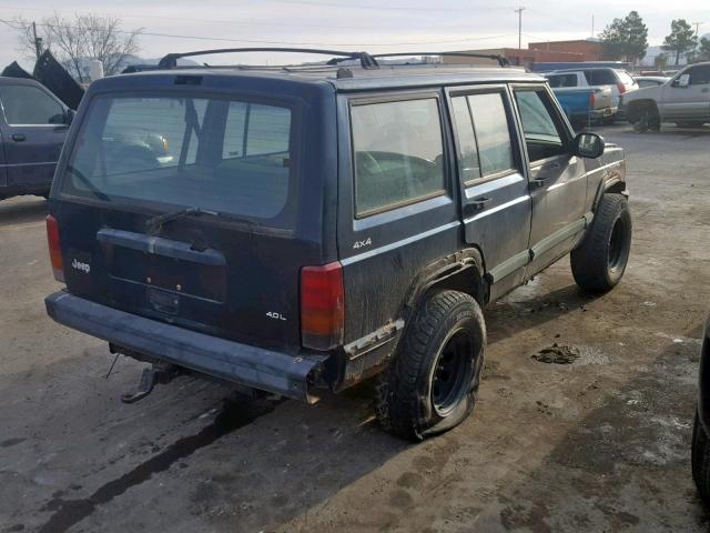 1J4FJ68S6WL264857 - 1998 JEEP CHEROKEE S BLACK photo 4