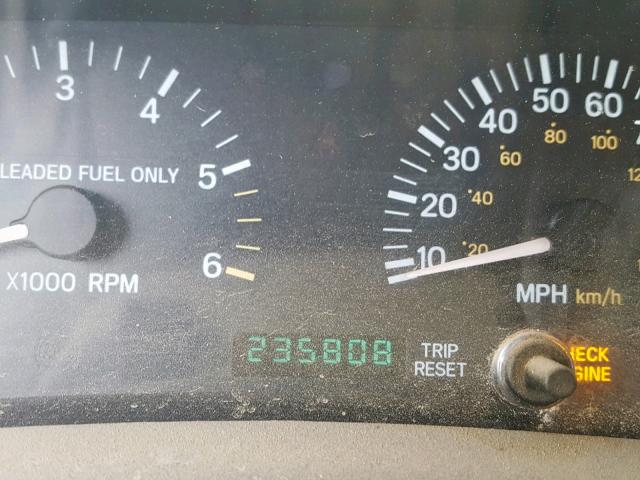 1J4FJ68S6WL264857 - 1998 JEEP CHEROKEE S BLACK photo 8