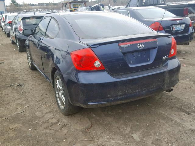 JTKDE177260069124 - 2006 TOYOTA SCION TC ლურჯი ფოტო 3