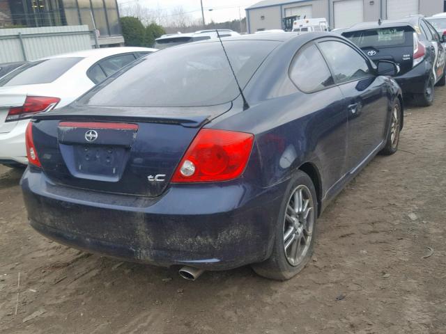 JTKDE177260069124 - 2006 TOYOTA SCION TC ლურჯი ფოტო 4