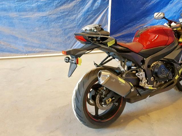 JS1GR7MA4E2101712 - 2014 SUZUKI GSX-R750 RED photo 6