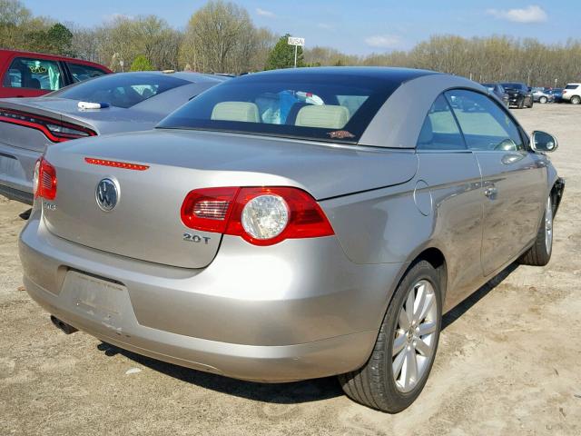 WVWFA71FX7V029098 - 2007 VOLKSWAGEN EOS 2.0T L BEIGE photo 4