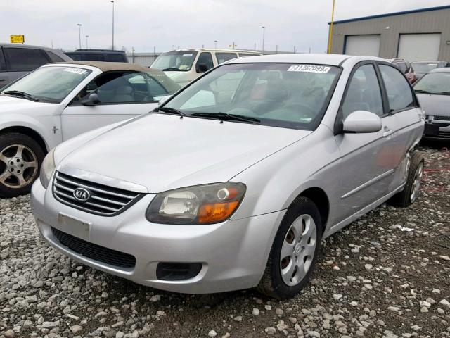 KNAFE221395630539 - 2009 KIA SPECTRA EX SILVER photo 2