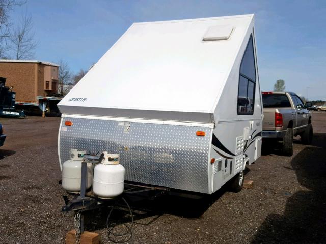 4X4CFS613CD167225 - 2012 FLAG TRAILER WHITE photo 2