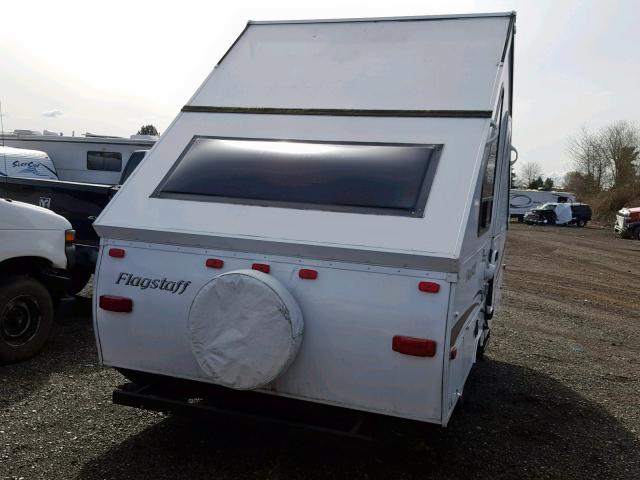 4X4CFS613CD167225 - 2012 FLAG TRAILER WHITE photo 4