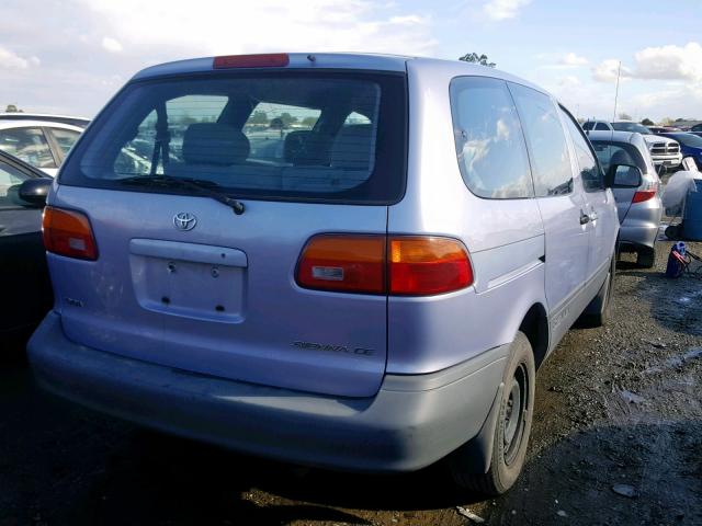 4T3ZF19C3WU015508 - 1998 TOYOTA SIENNA CE BLUE photo 4