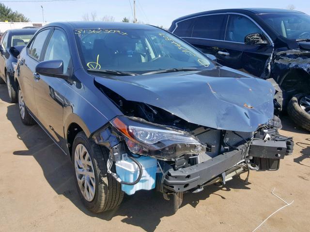 2T1BURHE0HC907835 - 2017 TOYOTA COROLLA L BLUE photo 1