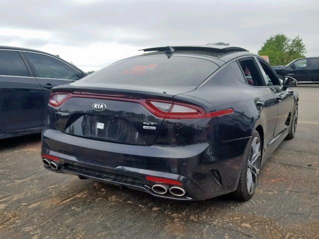 KNAE45LC7J6023526 - 2018 KIA STINGER GT BLACK photo 4