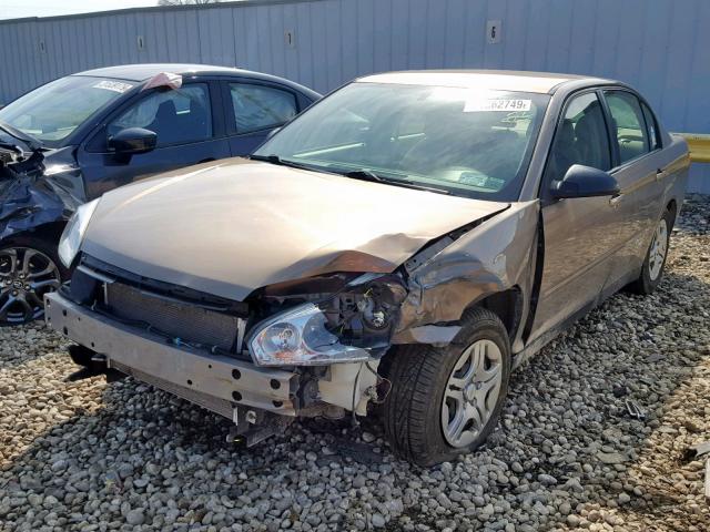 1G1ZS58F18F123413 - 2008 CHEVROLET MALIBU LS BEIGE photo 2