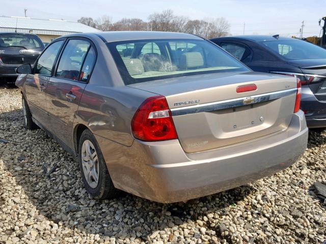 1G1ZS58F18F123413 - 2008 CHEVROLET MALIBU LS BEIGE photo 3