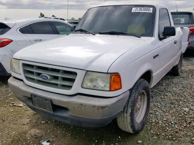 1FTYR10D53PA81560 - 2003 FORD RANGER WHITE photo 2