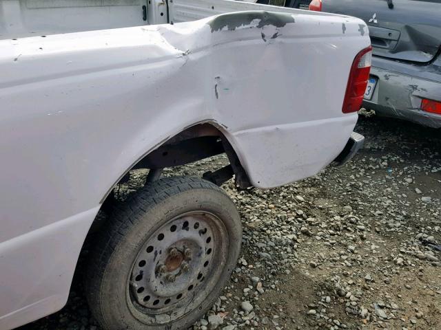 1FTYR10D53PA81560 - 2003 FORD RANGER WHITE photo 9