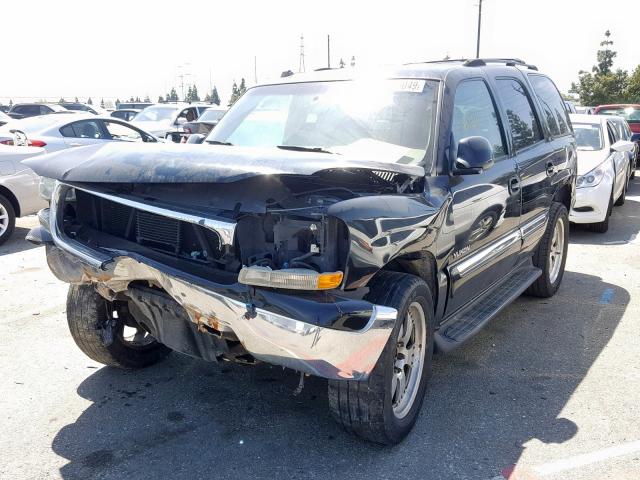 1GKEC13T64R299928 - 2004 GMC YUKON BLACK photo 2