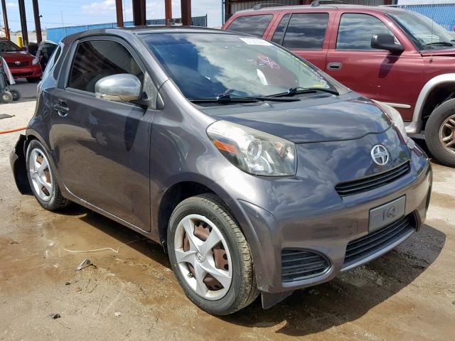 JTNJJXB06EJ027482 - 2014 TOYOTA SCION IQ GRAY photo 1