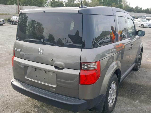 5J6YH28768L003899 - 2008 HONDA ELEMENT EX GRAY photo 4