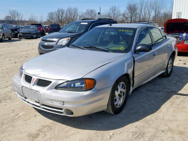 1G2NE52F64M630355 - 2004 PONTIAC GRAND AM S SILVER photo 2