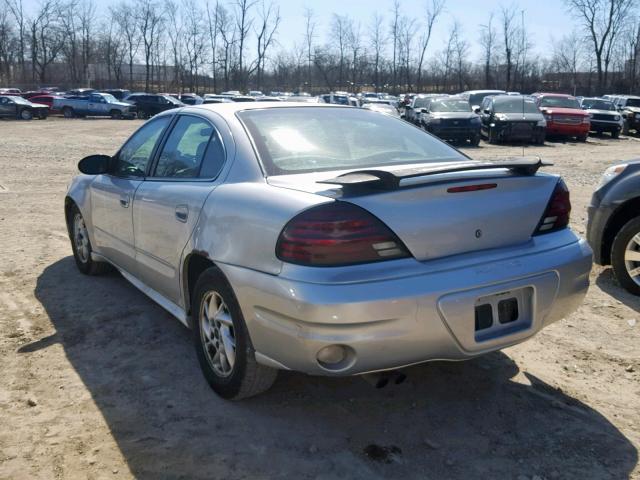 1G2NE52F64M630355 - 2004 PONTIAC GRAND AM S SILVER photo 3