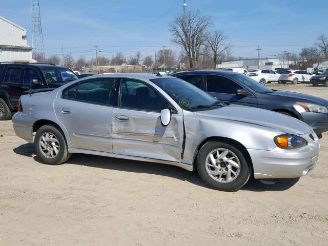 1G2NE52F64M630355 - 2004 PONTIAC GRAND AM S SILVER photo 9