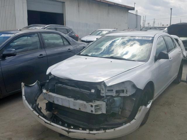 1G1ZA5E17BF158802 - 2011 CHEVROLET MALIBU LS WHITE photo 2