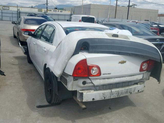1G1ZA5E17BF158802 - 2011 CHEVROLET MALIBU LS WHITE photo 3
