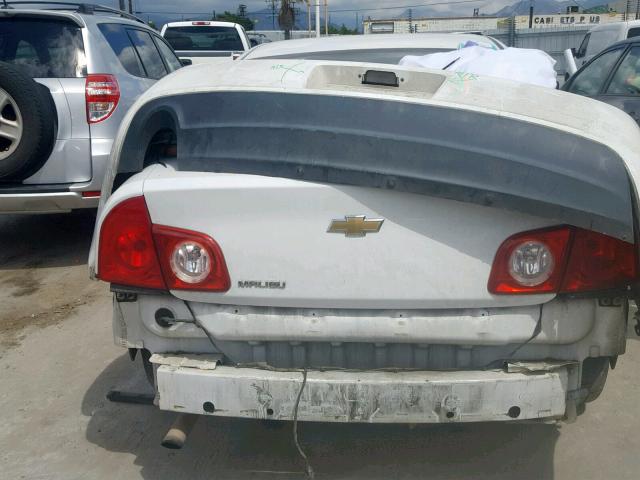 1G1ZA5E17BF158802 - 2011 CHEVROLET MALIBU LS WHITE photo 9