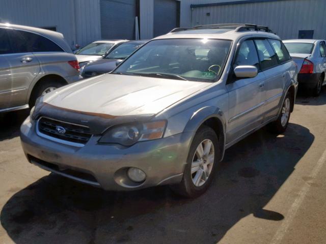 4S4BP62C257351050 - 2005 SUBARU LEGACY OUT SILVER photo 2