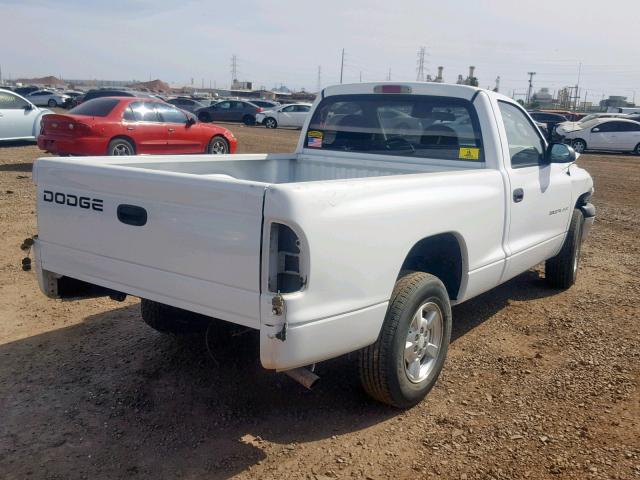 1B7FL36X02S587623 - 2002 DODGE DAKOTA SPO WHITE photo 4