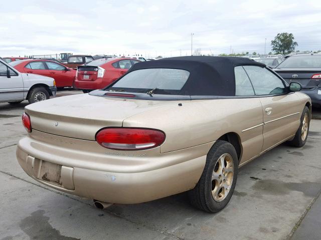 3C3EL55H0YT240340 - 2000 CHRYSLER SEBRING JX GOLD photo 4