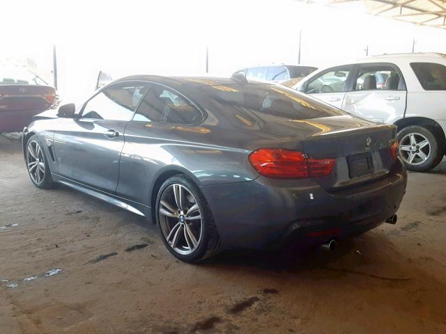 WBA3R1C57EK192686 - 2014 BMW 435 I GRAY photo 3