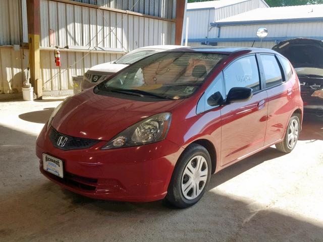 JHMGE8H31BS008496 - 2011 HONDA FIT RED photo 2