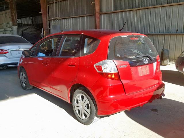 JHMGE8H31BS008496 - 2011 HONDA FIT RED photo 3