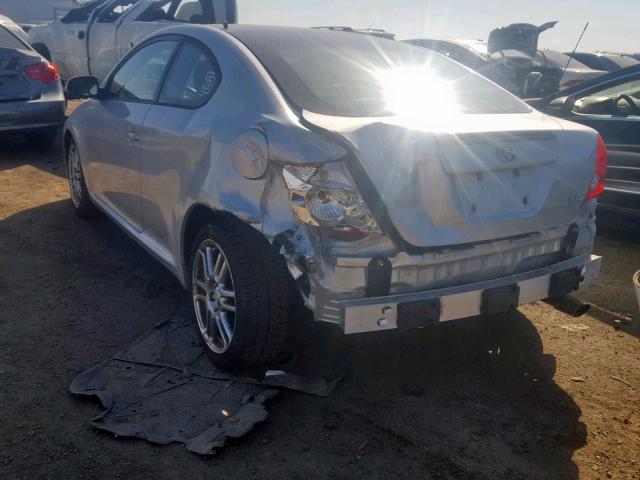 JTKDE177070178442 - 2007 TOYOTA SCION TC ვერცხლისფერი ფოტო 3