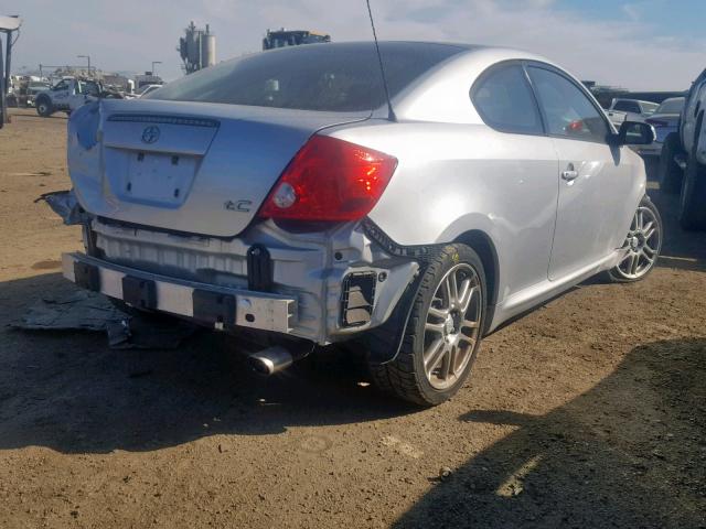 JTKDE177070178442 - 2007 TOYOTA SCION TC ვერცხლისფერი ფოტო 4