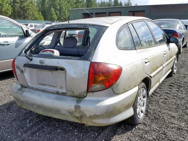 KNADC163026040012 - 2002 KIA RIO CINCO GOLD photo 4