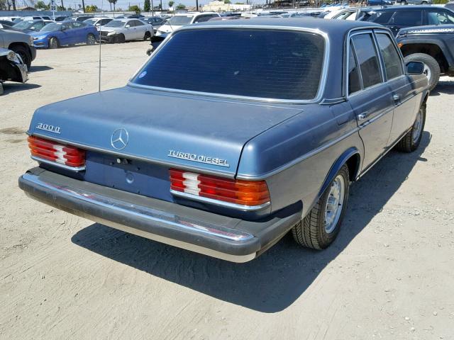 WDBAB33A4EA096719 - 1984 MERCEDES-BENZ 300 DT TWO TONE photo 4