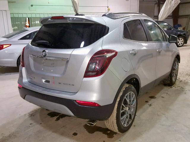 KL4CJ1SB9HB026105 - 2017 BUICK ENCORE SPO SILVER photo 4