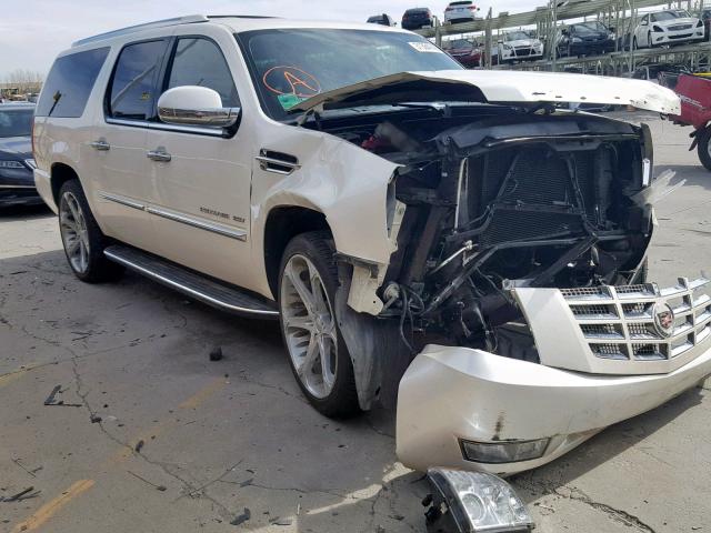 1GYS4HEF6BR237433 - 2011 CADILLAC ESCALADE E WHITE photo 1