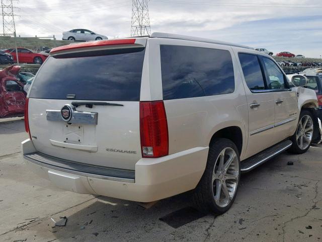 1GYS4HEF6BR237433 - 2011 CADILLAC ESCALADE E WHITE photo 4