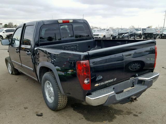 1GCDT13E288129117 - 2008 CHEVROLET COLORADO BLACK photo 3