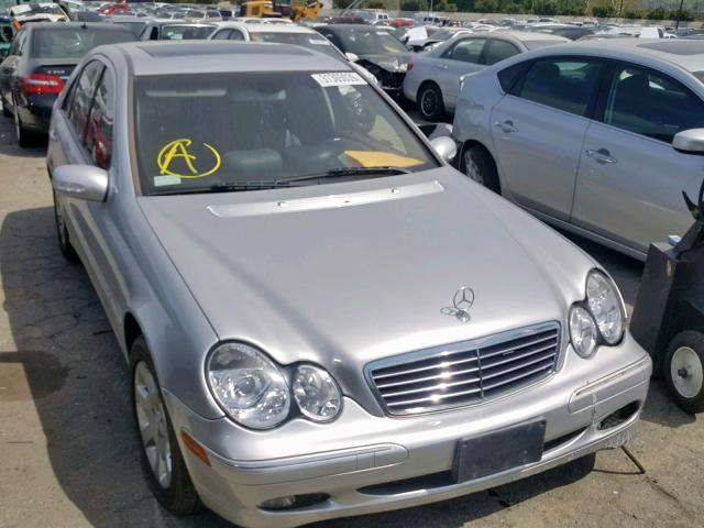 WDBRF61JX5F580070 - 2005 MERCEDES-BENZ C 240 SILVER photo 1