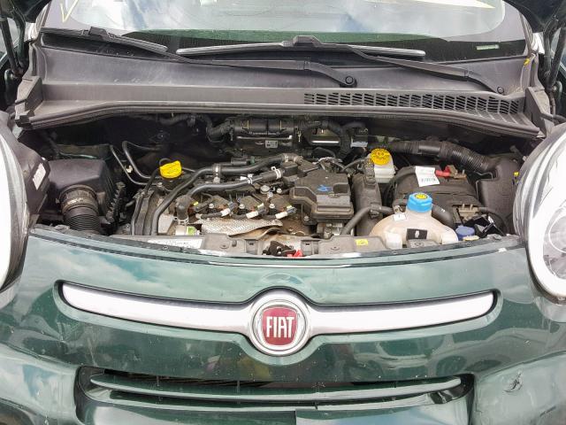 ZFBCFADH1EZ005327 - 2014 FIAT 500L TREKK GREEN photo 7