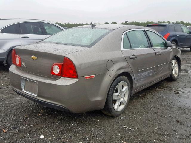 1G1ZB5EBXAF263841 - 2010 CHEVROLET MALIBU LS GRAY photo 4